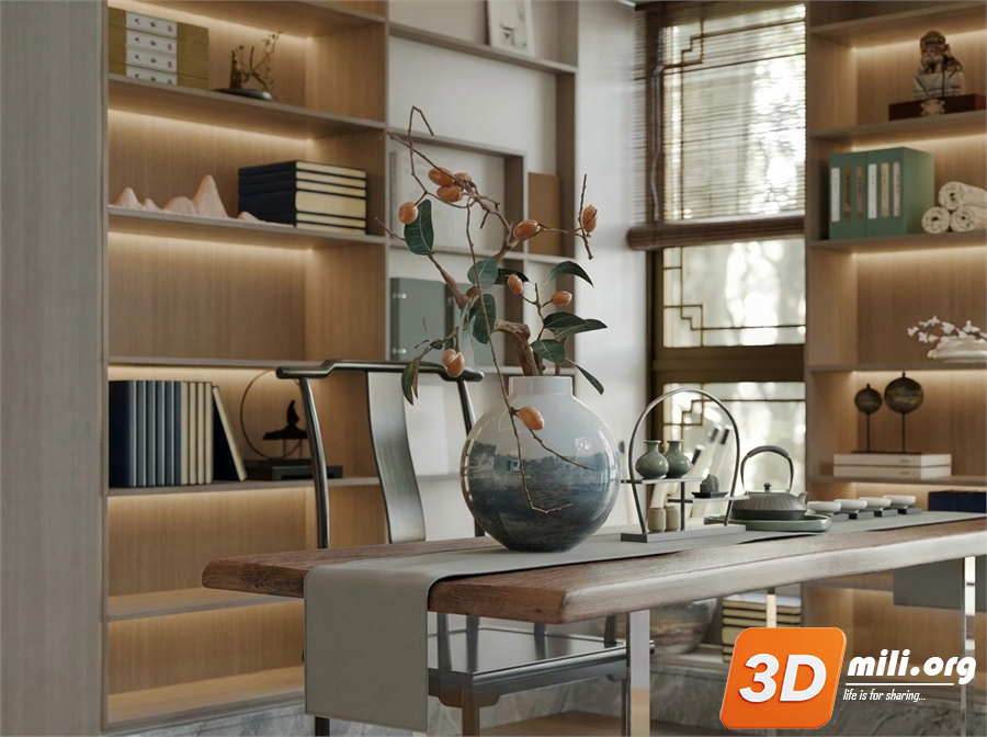 Tea Set 3D Model